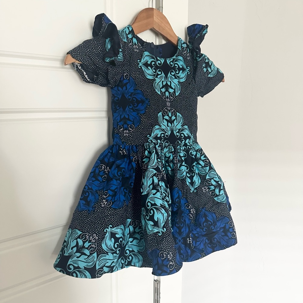 Pretty African Print Girl Dress - Picture 3 of 6